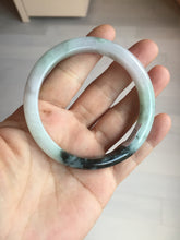 Load image into Gallery viewer, 57.2mm certified Type A 100% Natural icy watery light green sunny green purple Jadeite Jade bangle BQ64-5668