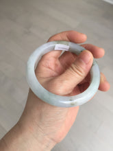Load image into Gallery viewer, 57.5mm Certified Type A 100% Natural icy watery white purple black brown Jadeite Jade bangle BL58-7034