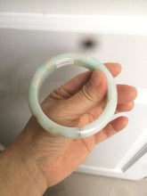 Load image into Gallery viewer, 55.8mm certified 100% natural Type A sunny green/white/brown jadeite jade bangle Y137-3334