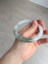 Load image into Gallery viewer, 57.5mm Certified Type A 100% Natural icy watery white purple black brown Jadeite Jade bangle BL58-7034