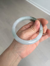 Load image into Gallery viewer, 57.5mm Certified Type A 100% Natural icy watery white purple black brown Jadeite Jade bangle BL58-7034
