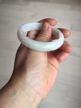 Load image into Gallery viewer, 50.5mm certified 100% natural Type A light green/purple/white jadeite jade bangle AA115-1047