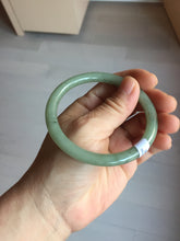 Load image into Gallery viewer, 59mm Certified Type A 100% Natural green gray (油青) round cut jadeite Jade bangle PH261-7140