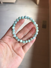 Load image into Gallery viewer, 7mm size 50-58mm 100% natural type A green/white/yellow/purple jadeite jade beads bracelet group PF78