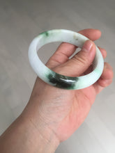 Load image into Gallery viewer, 60mm certified Type A 100% Natural sunny green yellow brown white Jadeite Jade bangle D137-1732