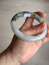 Load image into Gallery viewer, 57.8mm Certified Type A 100% Natural icy watery white purple black brown Jadeite Jade bangle BL75-7038