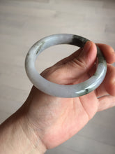 Load image into Gallery viewer, 57.8mm Certified Type A 100% Natural icy watery white purple black brown Jadeite Jade bangle BL75-7038