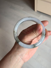 Load image into Gallery viewer, 57.8mm Certified Type A 100% Natural icy watery white purple black brown Jadeite Jade bangle BL75-7038