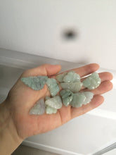 Load image into Gallery viewer, 100% Natural light green 3D Jadeite Jade butterfly pendant KS99