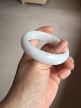 Load image into Gallery viewer, 54mm Certified type A 100% Natural light green purple white Jadeite bangle BP170-1055