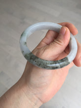 Load image into Gallery viewer, 57.8mm Certified Type A 100% Natural icy watery white purple black brown Jadeite Jade bangle BL75-7038