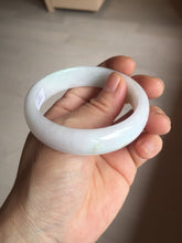 Load image into Gallery viewer, 54mm Certified type A 100% Natural light green purple white Jadeite bangle BP170-1055
