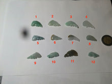 Load image into Gallery viewer, 100% Natural sunny green/white/ice clear/brown jadeite Jade baby dolphin pendant AX30 add on item