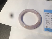 Load image into Gallery viewer, 59mm Certified Type A 100% Natural white/purple/pink/yellow jadeite Jade bangle BK3-8360