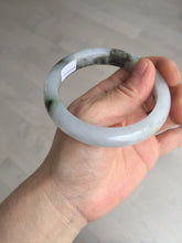 Load image into Gallery viewer, 57.8mm Certified Type A 100% Natural icy watery white purple black brown Jadeite Jade bangle BL75-7038