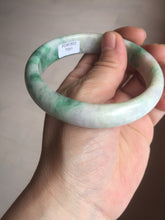 Load image into Gallery viewer, 59.2mm Certified Type A 100% Natural green purple Jadeite Jade bangle S86-7051