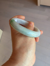 Load image into Gallery viewer, 57.5 mm Certified Type A 100% Natural sunny green/light purple Jadeite Jade bangle BM26-0790