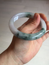 Load image into Gallery viewer, 55.9mm Certified 100% natural Type A light purple with sunny flying flowers jadeite jade bangle BL106-8719