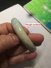 Load image into Gallery viewer, 54.5mm Certified 100% natural Type A green/purple/yellow jadeite jade bangle S51-1728
