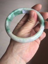 Load image into Gallery viewer, 59.2mm Certified Type A 100% Natural green purple Jadeite Jade bangle S86-7051