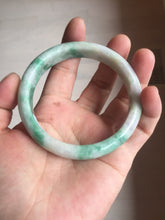 Load image into Gallery viewer, 59.2mm Certified Type A 100% Natural green purple Jadeite Jade bangle S86-7051