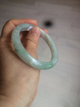 Load image into Gallery viewer, 55mm Certified type A 100% Natural super icy watery sunny green Jadeite bangle AY26-1659
