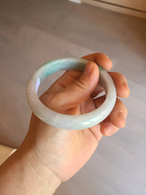Load image into Gallery viewer, 57.5 mm Certified Type A 100% Natural sunny green/light purple Jadeite Jade bangle BM26-0790