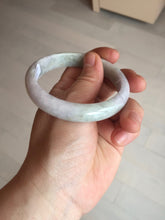 Load image into Gallery viewer, 56.5mm Certified Type A 100% Natural light purple green yellow jadeite Jade bangle BS23-4063