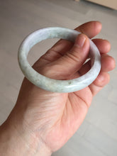 Load image into Gallery viewer, 56.5mm Certified Type A 100% Natural light purple green yellow jadeite Jade bangle BS23-4063