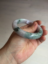 Load image into Gallery viewer, 55.9mm Certified 100% natural Type A light purple with sunny flying flowers jadeite jade bangle BL106-8719