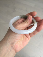 Load image into Gallery viewer, 57.3mm Certified Type A 100% Natural icy watery white purple black brown Jadeite Jade bangle BL74-7052