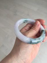 Load image into Gallery viewer, 55.9mm Certified 100% natural Type A light purple with sunny flying flowers jadeite jade bangle BL106-8719