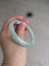 Load image into Gallery viewer, 55mm Certified type A 100% Natural super icy watery sunny green Jadeite bangle AY26-1659