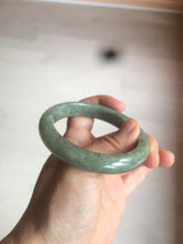Load image into Gallery viewer, 54.6mm Certified 100% natural Type A green/gray jadeite jade bangle AE66-2866