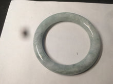 Load image into Gallery viewer, 56.4 mm certificated Type A 100% Natural light green round cut Jadeite Jade bangle S54-4069