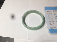 Load image into Gallery viewer, 51.7mm certified 100% natural Type A sunny green/gray jadeite jade bangle BK6-3358