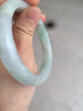 Load image into Gallery viewer, 55mm Certified type A 100% Natural super icy watery sunny green Jadeite bangle AY26-1659