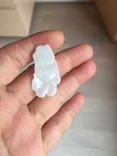 Load image into Gallery viewer, 100% Natural clear sunny green gray jadeite jade golden fish Pendant group BP109