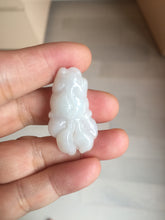 Load image into Gallery viewer, 100% Natural clear sunny green gray jadeite jade golden fish Pendant group BP109