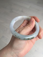 Load image into Gallery viewer, 57.5mm Certified Type A 100% Natural icy watery white purple black brown Jadeite Jade bangle BL73-7043