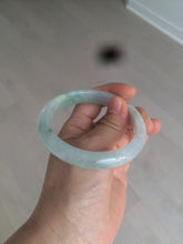 Load image into Gallery viewer, 55mm Certified type A 100% Natural super icy watery sunny green Jadeite bangle AY26-1659