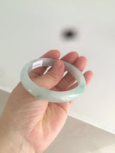 Load image into Gallery viewer, 55mm Certified type A 100% Natural super icy watery sunny green Jadeite bangle AY26-1659