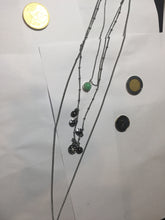 Load image into Gallery viewer, 100% natural Type A sunny green Jadeite Bead pendant Sunflower Wheel Feather Charm Triple-Layer Harmony pendant Necklace PD164