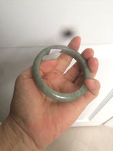 Load image into Gallery viewer, 54.6mm Certified 100% natural Type A green/gray jadeite jade bangle AE66-2866