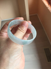 Load image into Gallery viewer, 48.3mm Certified Type A 100% Natural icy watery light green clear white super thin Jadeite Jade bangle PH250-0203
