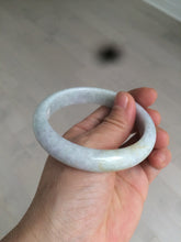 Load image into Gallery viewer, 58mm certified 100% natural light white/green/purple/yellow (Fu Lu Shou) jadeite jade bangle A102-1371