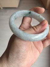 Load image into Gallery viewer, 53.7mm certificated Type A 100% Natural light green white Jadeite Jade bangle S89-7060