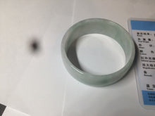 Load image into Gallery viewer, 52.3mm certified 100% natural Type A sunny green/white/purple jadeite jade bangle BK8-2423
