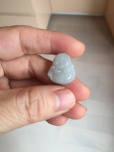 Load image into Gallery viewer, 100% Natural type A green/white small happy buddha jadeite Jade pendant necklace group BP111