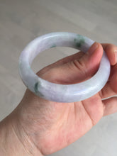 Load image into Gallery viewer, 55mm Certified 100% natural Type A light purple with sunny flying flowers jadeite jade bangle BL107-8720